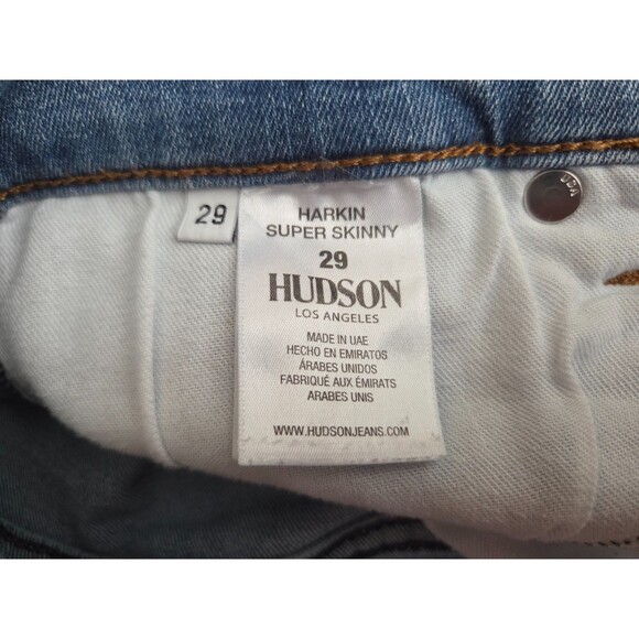 Hudson Jeans Women's Size 29" Denim Light Washed Blue Harkin Crop Super Skinny - Picture 5 of 7